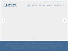 Tablet Screenshot of perfectwavedesign.com